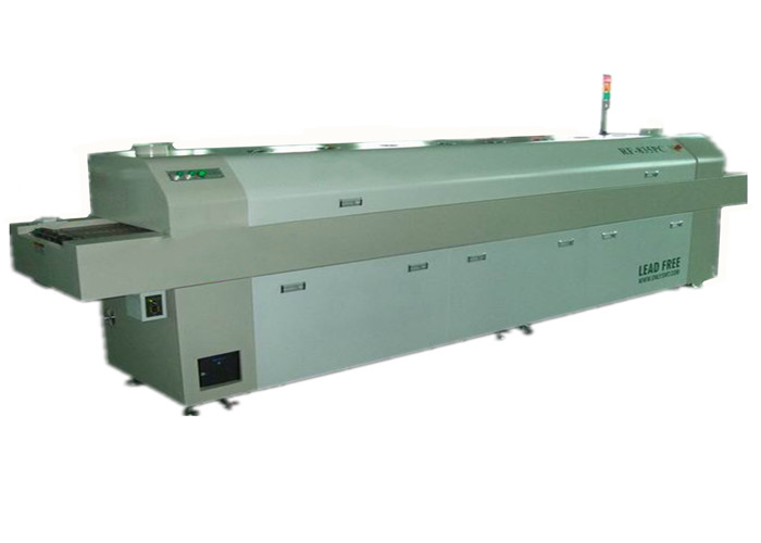 Hot Air Small Circulation 6 Zones 5KW SMT Reflow Oven For LED Tube